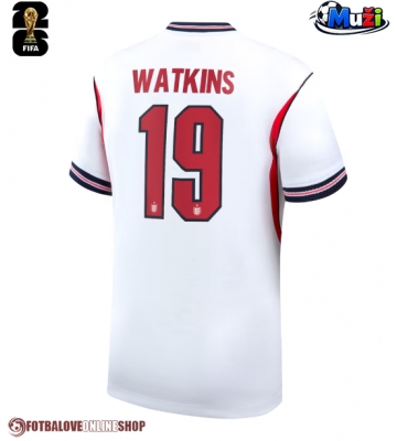 Anglie Ollie Watkins #19 Domácí Dres MS 2026 Krátkým Rukávem
